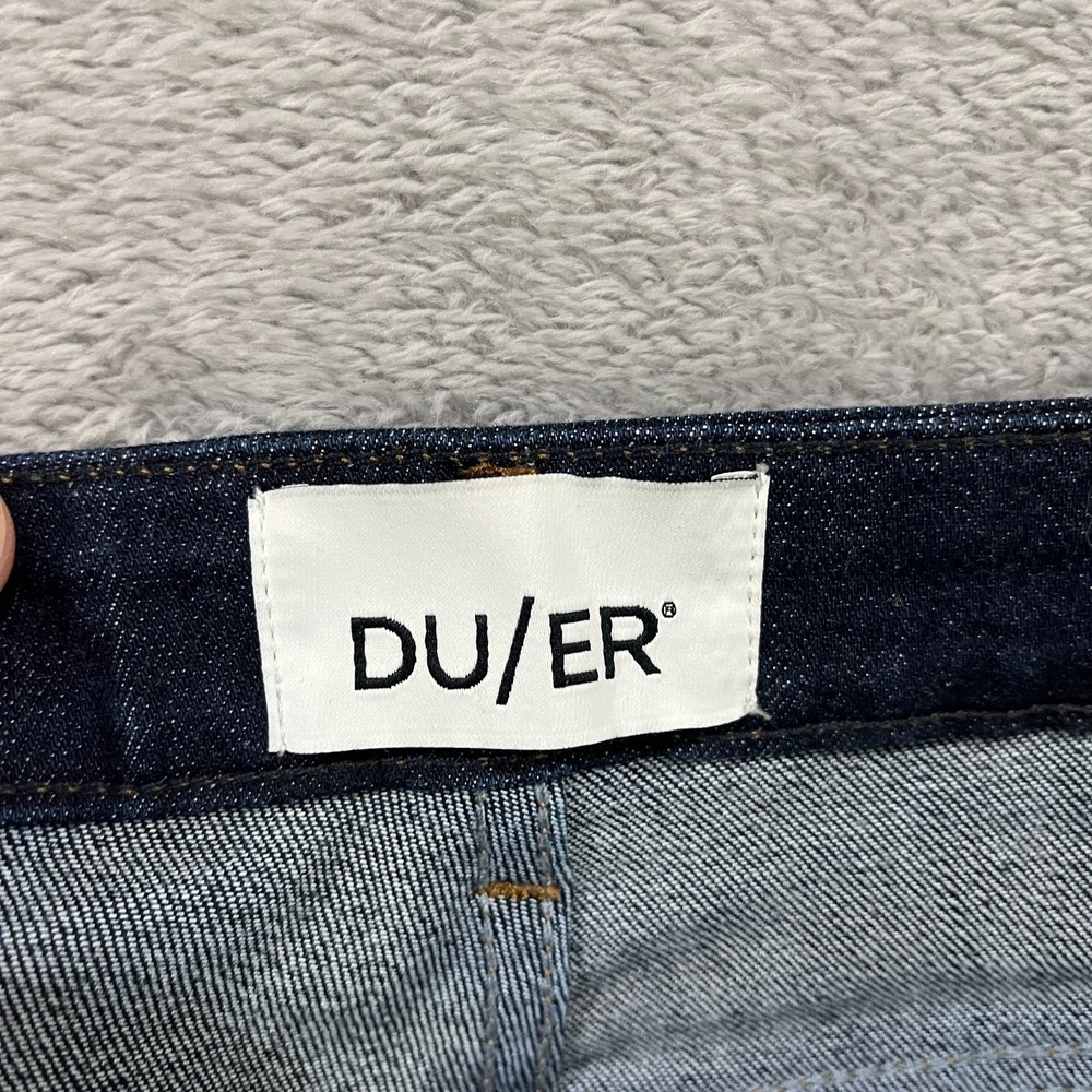 DUER Jeans Mens 28x32  Blue Slim Skinny Stretch Denim Pants Casual - Picture 4 of 12
